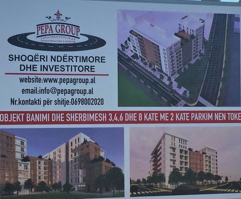 PEPA GROUP shpk - Godine banimi dhe sherbimesh 7 dhe 10 kat, Fusha e Aviacionit
